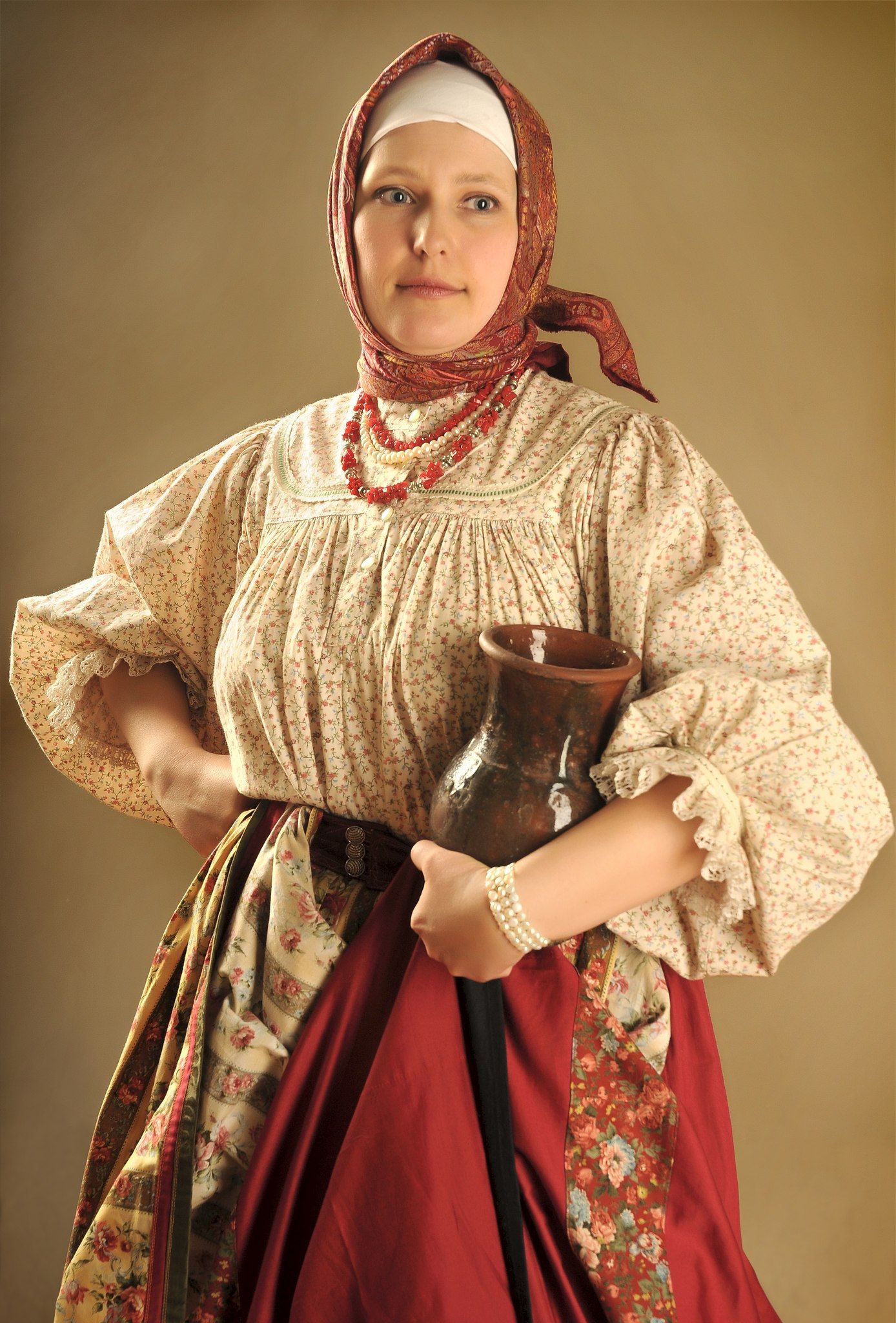 Girls in Slavic costumes in Rosario