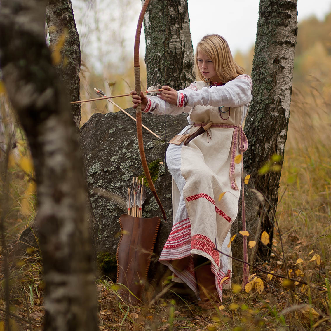 Sexy photo Girls in Slavic costumes in Rosario